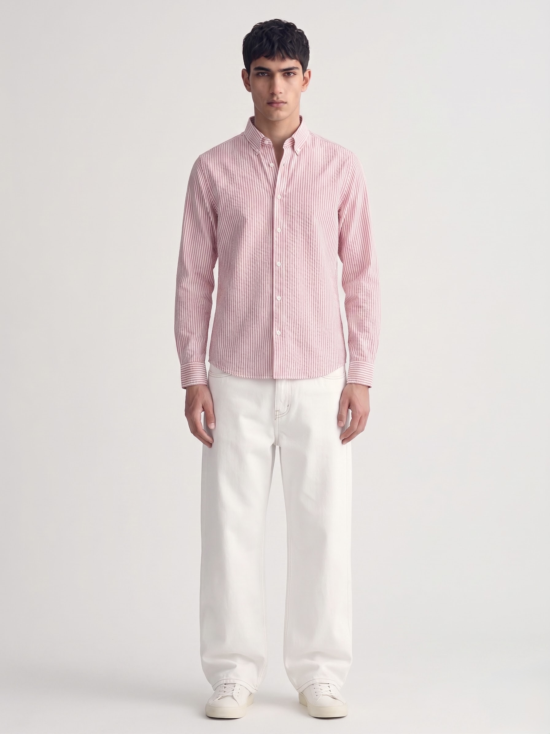 Regular Fit Seersucker Shirt
