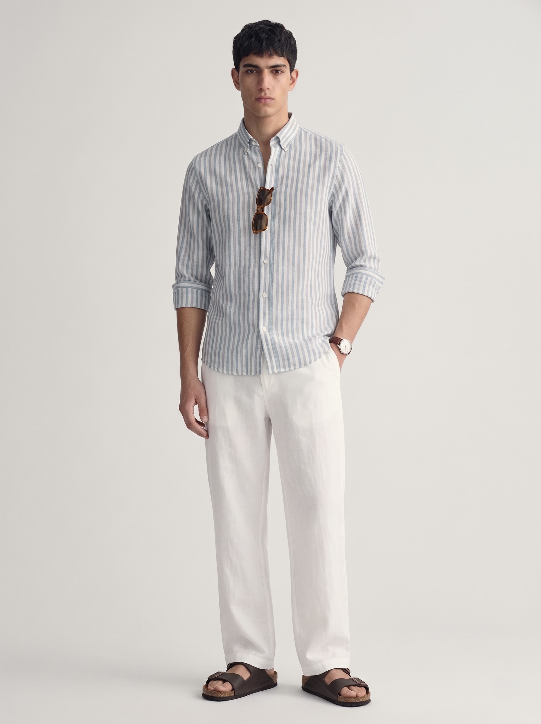 Regular Fit Linen Shirt