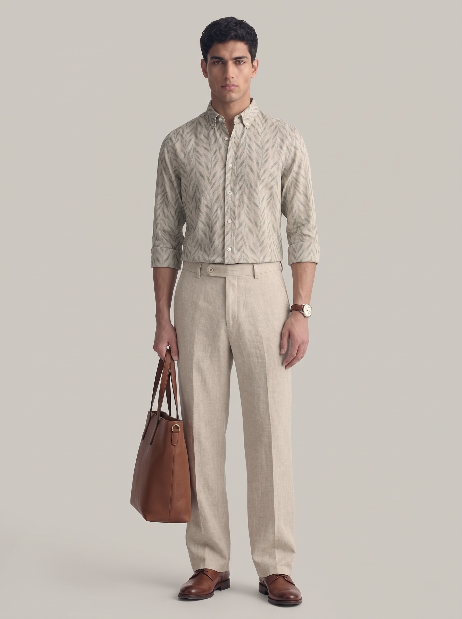 Regular Fit Linen Shirt