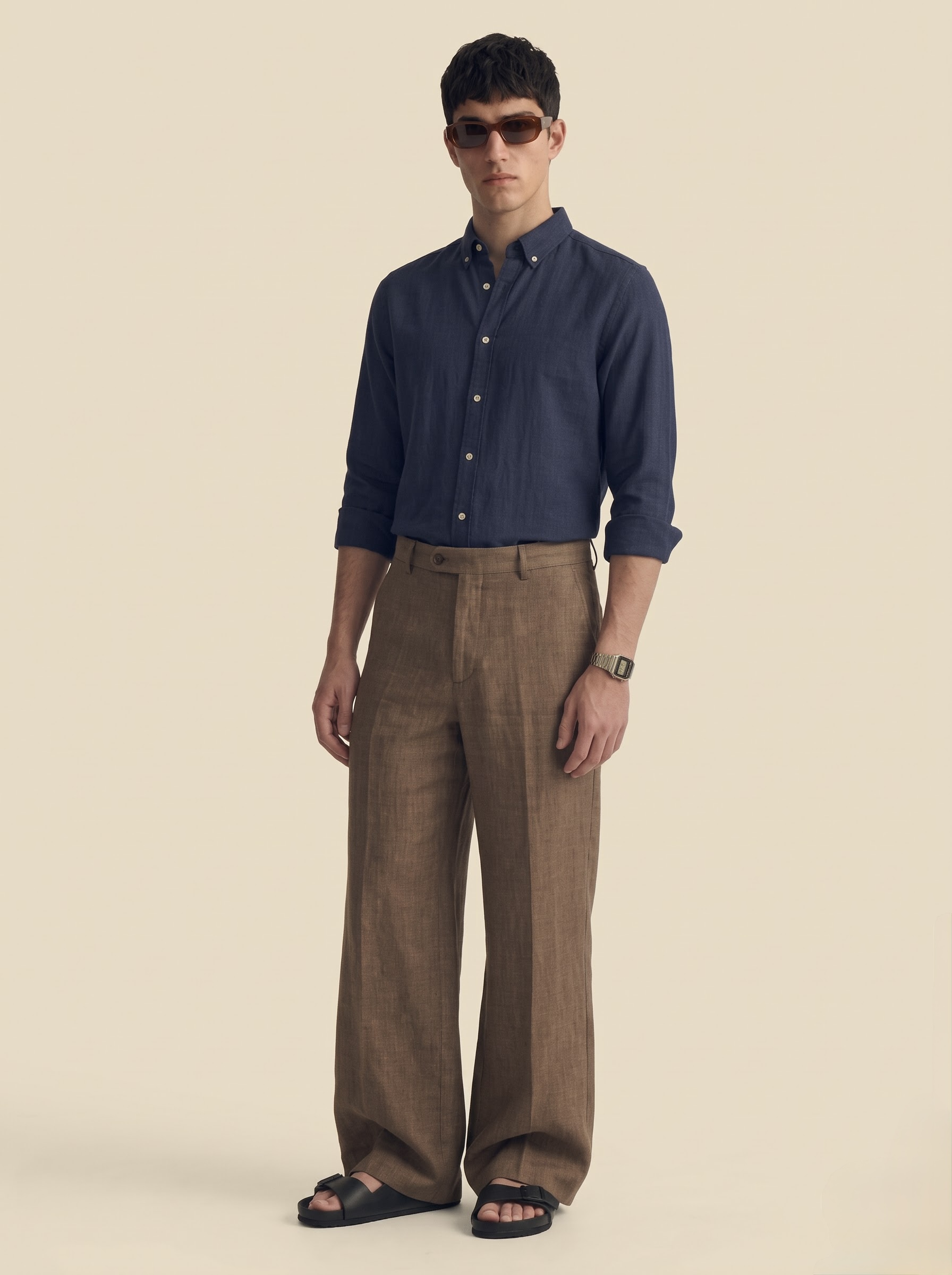 Regular Fit Linen Shirt