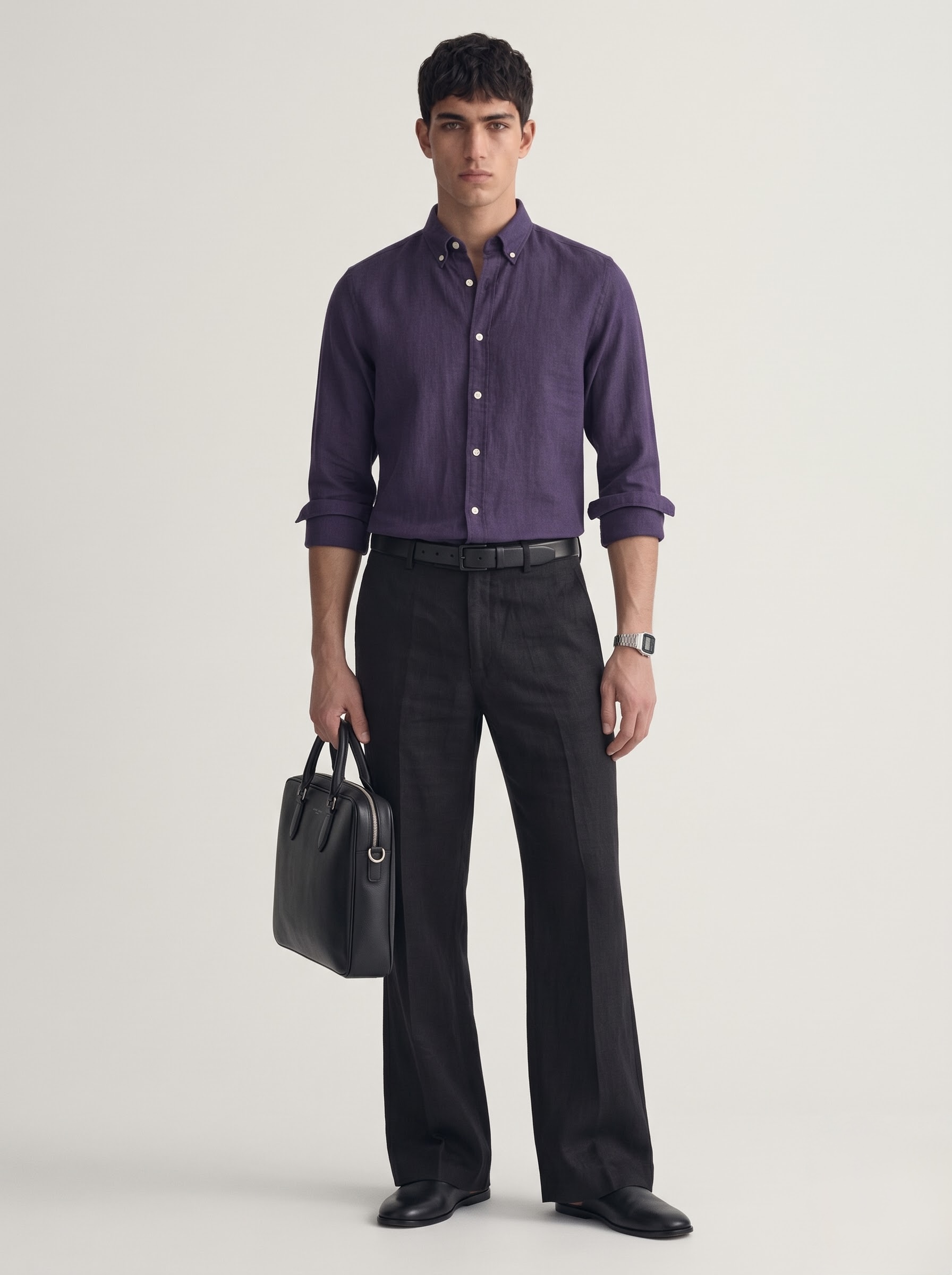 Regular Fit Linen Shirt